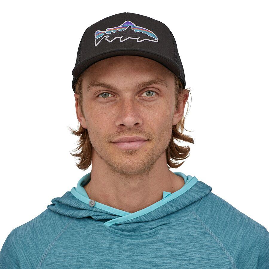 Patagonia Fitz Roy Trout Trucker Hat Black