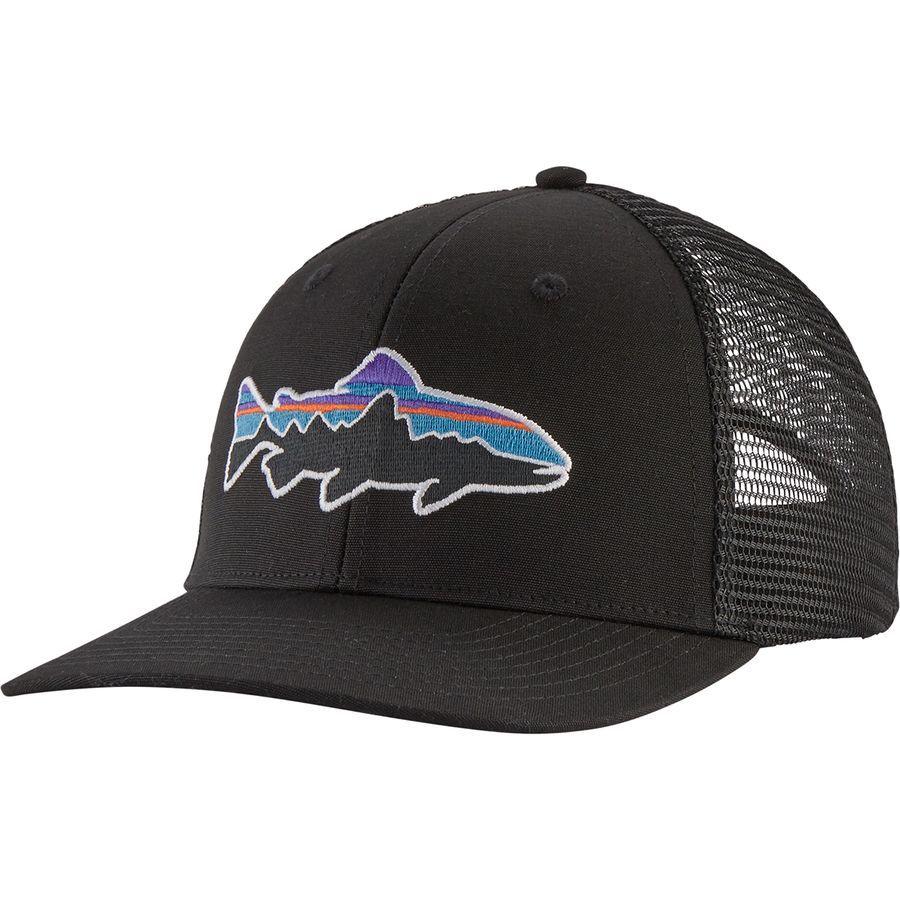 Patagonia Fitz Roy Trout Trucker Hat Black