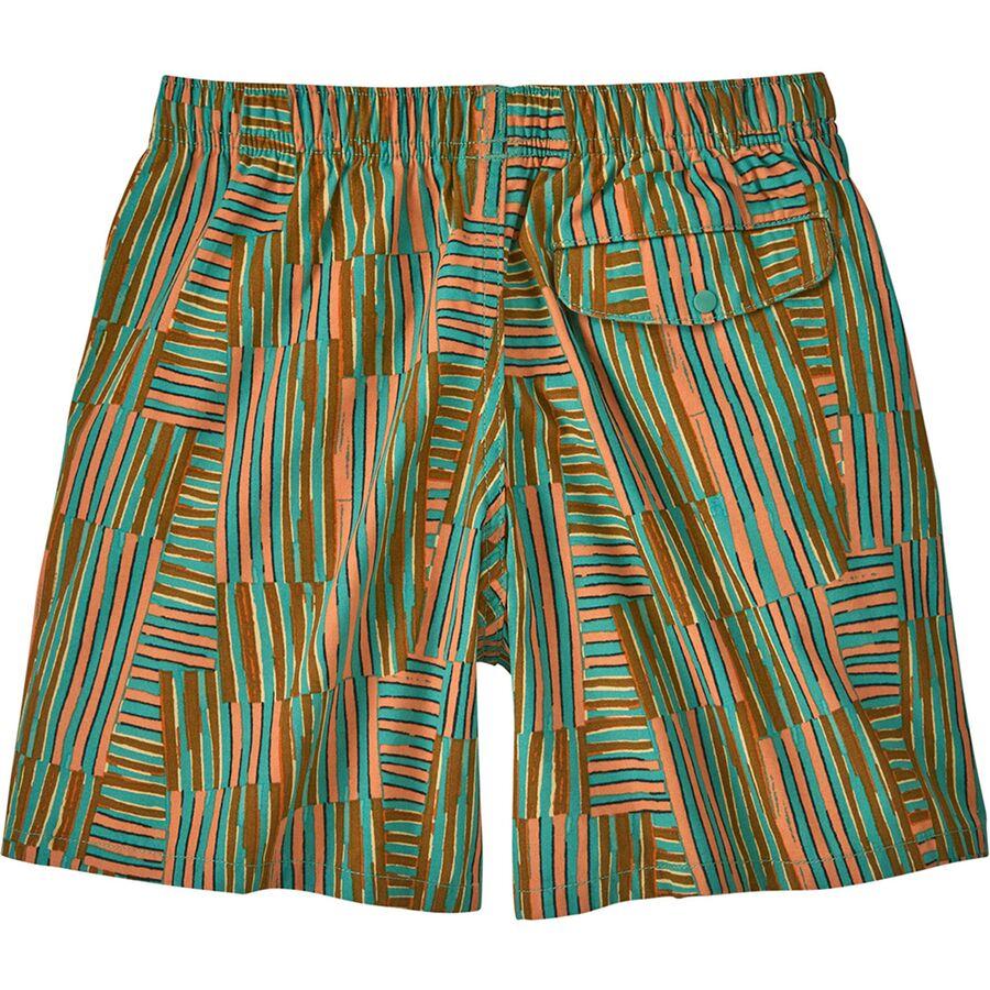 Patagonia Funhoggers Short - Kids' Quilty Fitz: Heartleaf Green