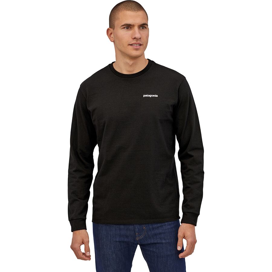 Patagonia P-6 Logo Long-Sleeve Responsibili-T-Shirt - Men's Abundant Blue