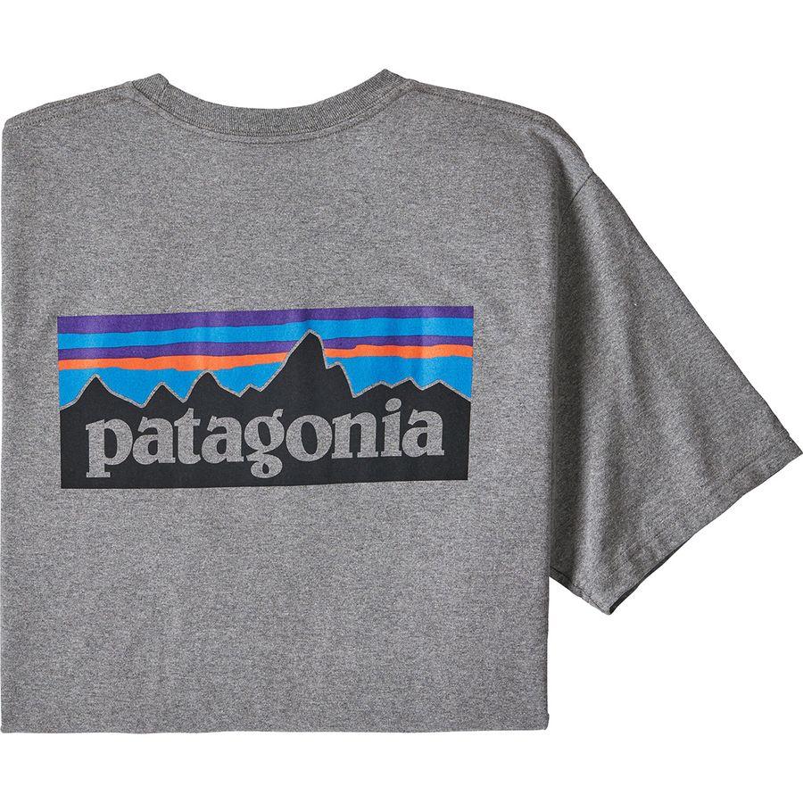 Patagonia P-6 Logo Short-Sleeve Responsibili-T-Shirt - Men's Abundant Blue