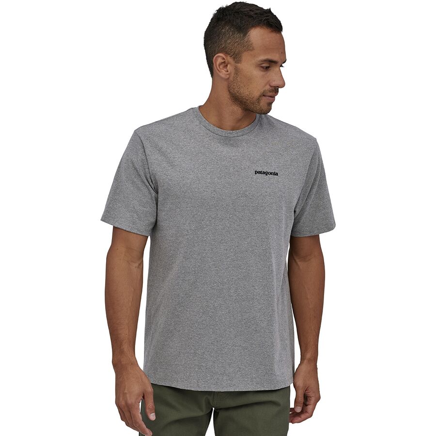 Patagonia P-6 Logo Short-Sleeve Responsibili-T-Shirt - Men's Abundant Blue