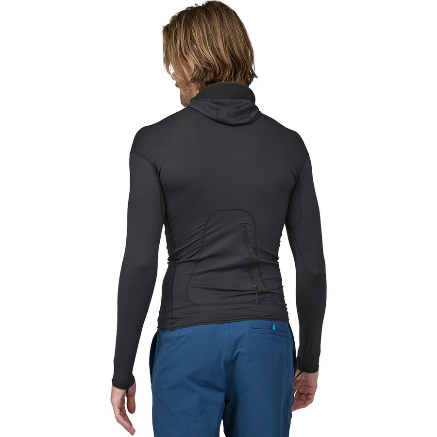 Patagonia R0 Hooded Sun Shirt - Men's Ink Black