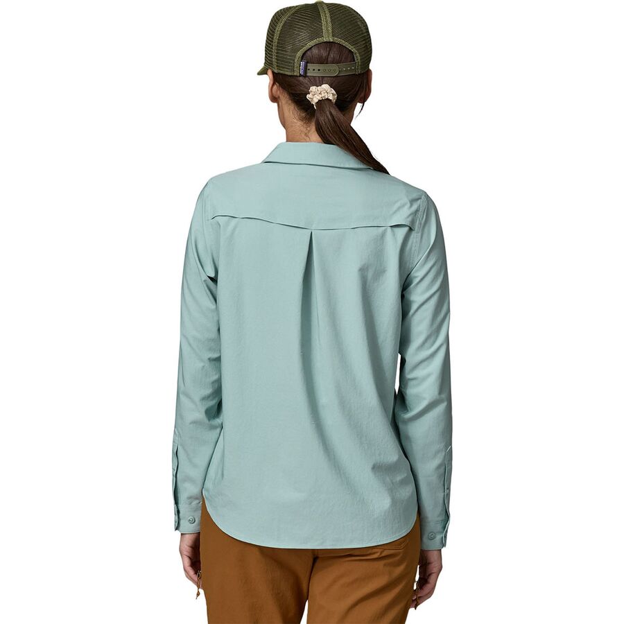 Patagonia Self Guided Long-Sleeve Sun Shirt - Women's North Fork: Crisp Grey