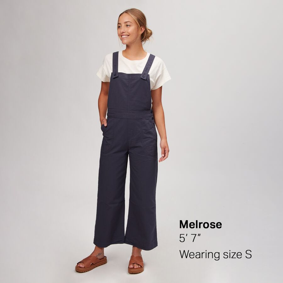 Patagonia Stand Up Cropped Overalls - Women's Smolder Blue