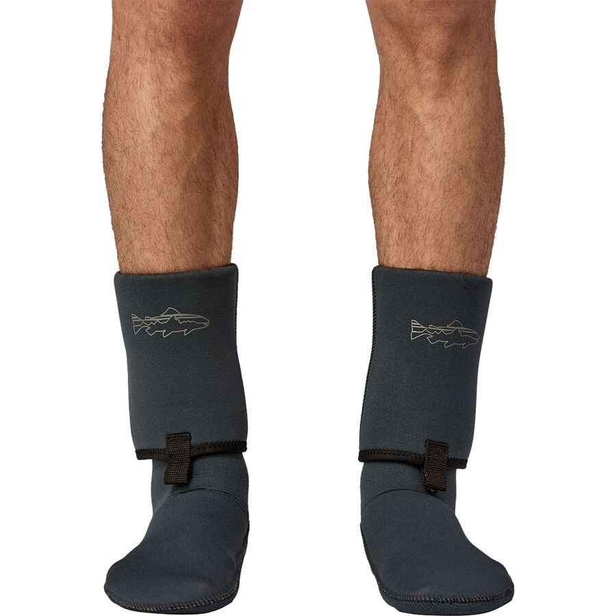 Patagonia Yulex Wading Socks With Gravel Guard Black