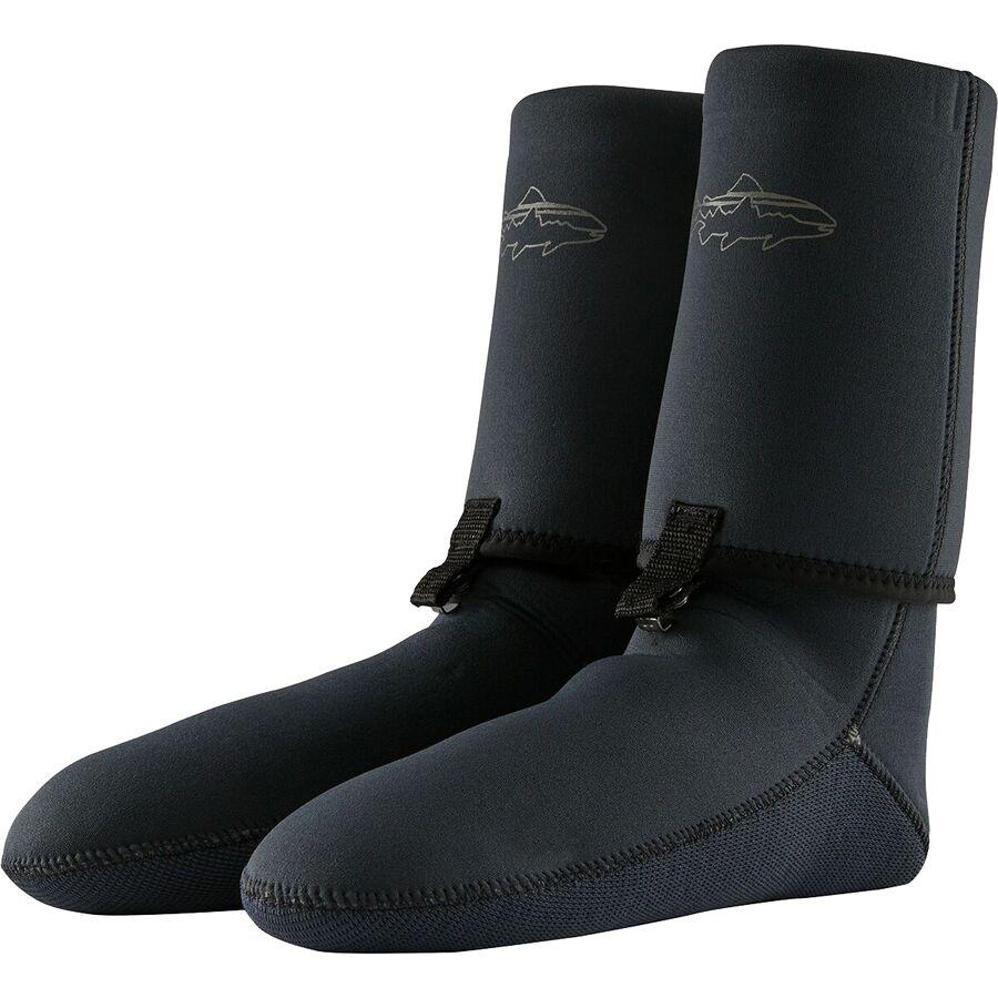 Patagonia Yulex Wading Socks With Gravel Guard Black