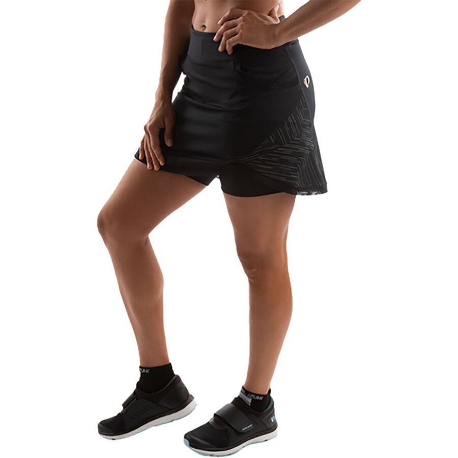 PEARL iZUMi Sugar Skirt - Women's Black/Reflective Hq