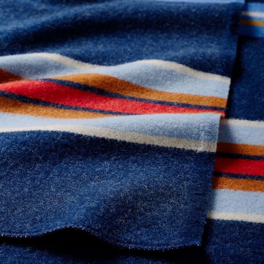 Pendleton Bridger Stripe Throw Blanket Navy