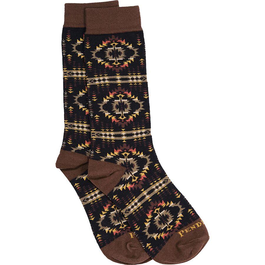 Pendleton Cotton Blends Crew Sock Juniper Mesa/Sand