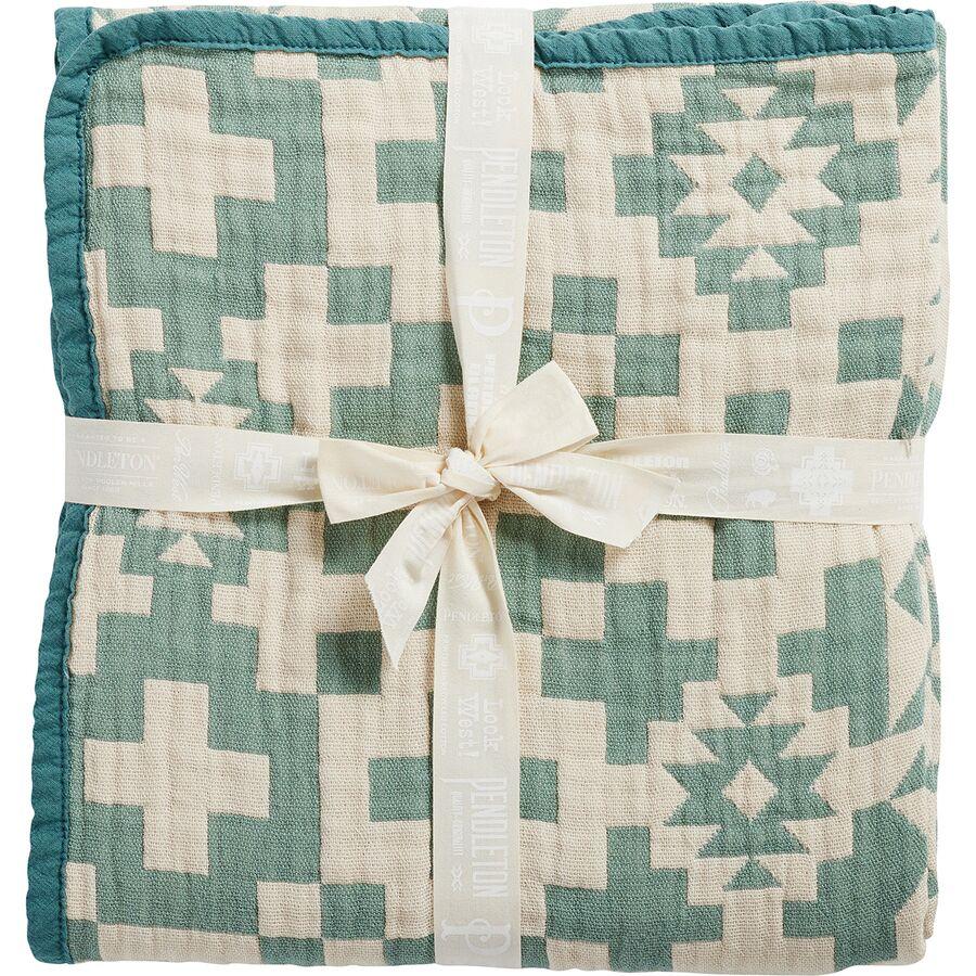 Pendleton Cotton Woven Baby Blanket - Infants' Blue Ridge/Atlantic