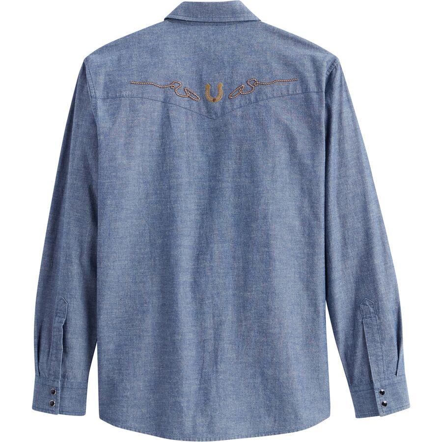 Pendleton Gambler Chambray Shirt - Men's Dark Blue/Rodeo