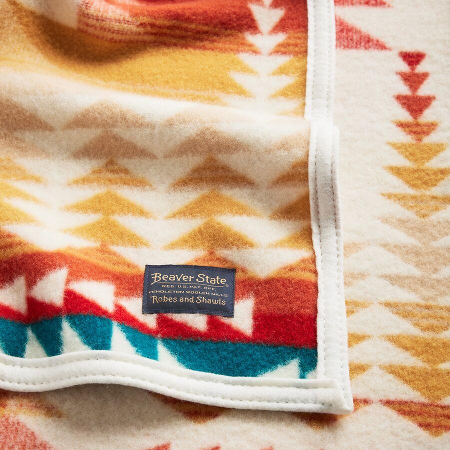 Pendleton Jacquard Crib Blanket Harding Star Ivory