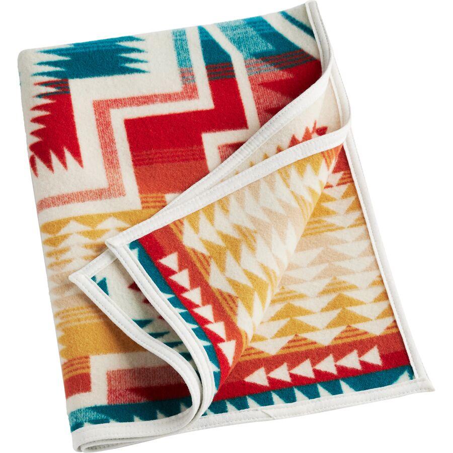 Pendleton Jacquard Crib Blanket Harding Star Ivory
