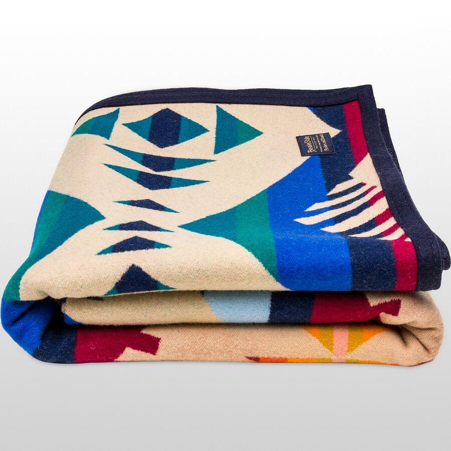 Pendleton Jacquard Unnapped Robe Blanket Los Lunas