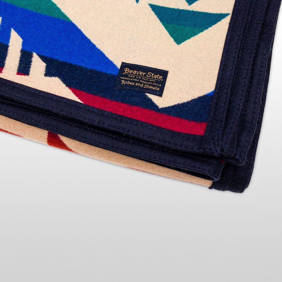 Pendleton Jacquard Unnapped Robe Blanket Los Lunas