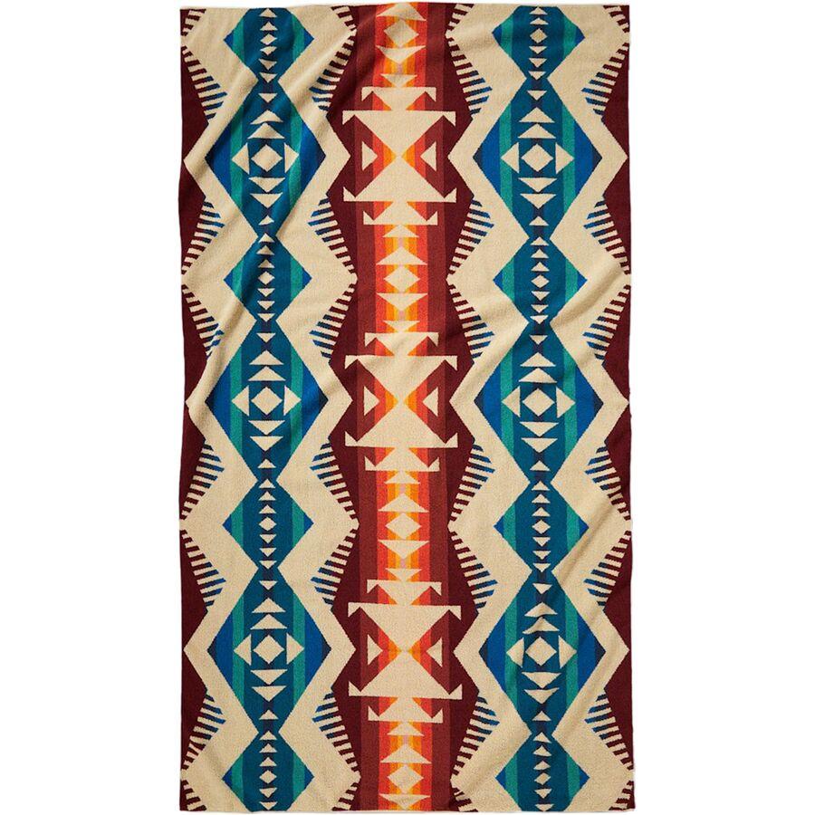 Pendleton Oversized Jacquard Towel Chief Joseph/Aqua