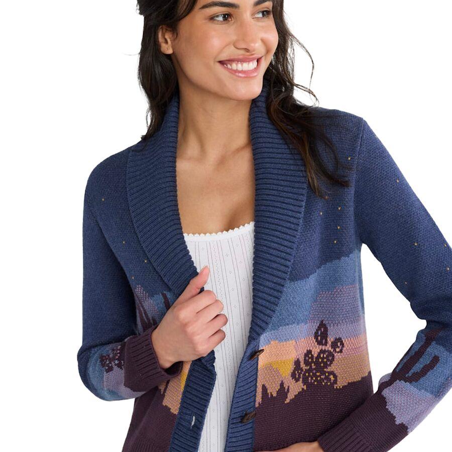 Pendleton Western Scenic Cardigan - Women's Navy Starry Night