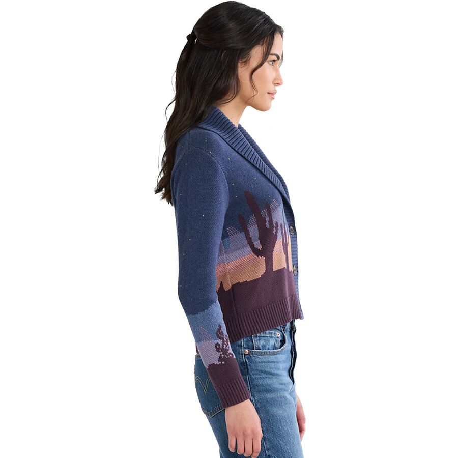 Pendleton Western Scenic Cardigan - Women's Navy Starry Night