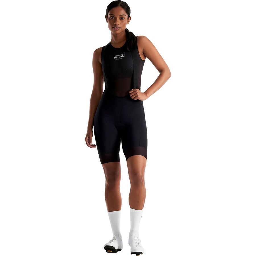 Peppermint Cycling Signature Bib - Women's Black2