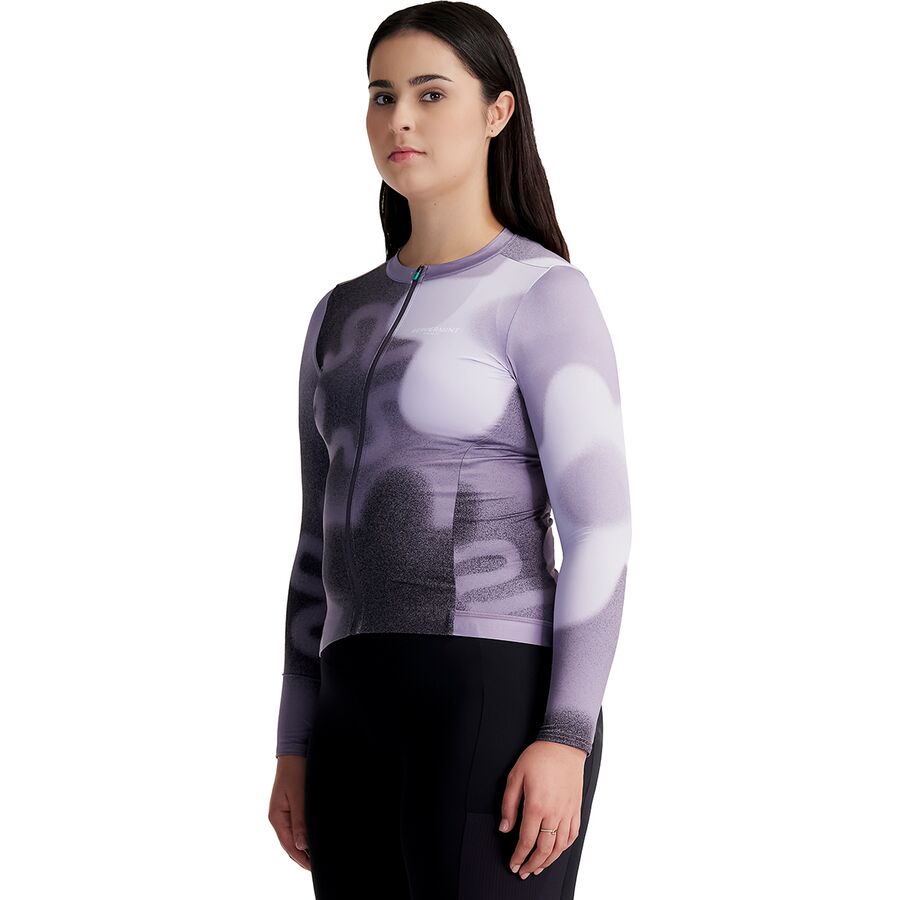 Peppermint Cycling Signature Long-Sleeve Jersey - Women's Blitz Cloudy