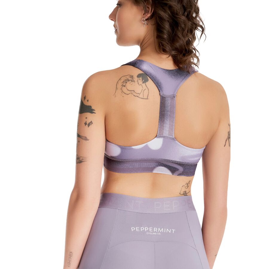 Peppermint Cycling Signature Sport Bra - Women's Blitz Cloudy