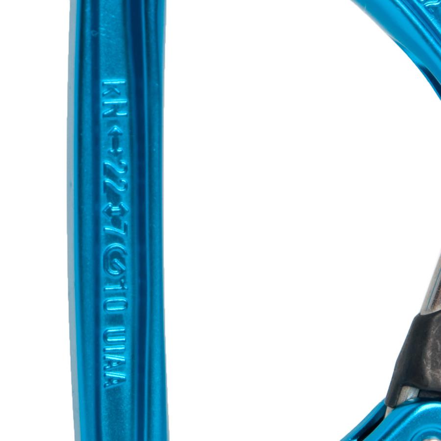 Petzl Ange L Lite Wire Gate Carabiner Blue