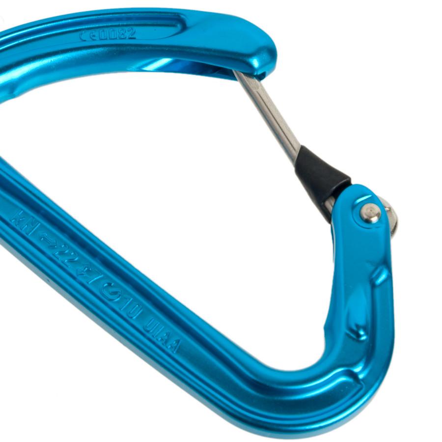 Petzl Ange L Lite Wire Gate Carabiner Blue