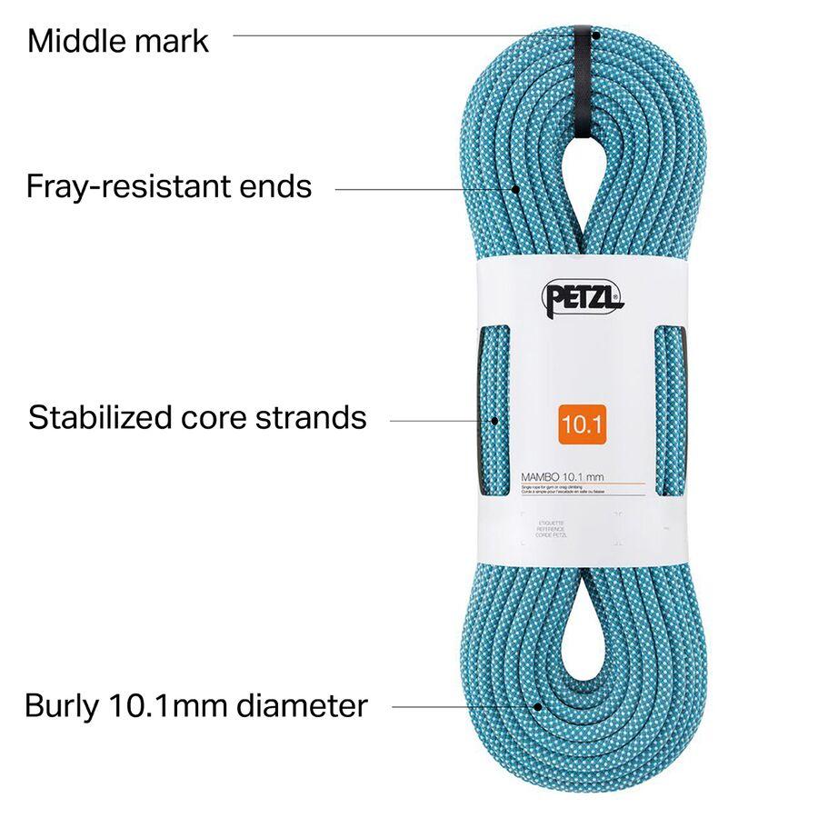 Petzl Mambo Standard Climbing Rope - 10.1mm Green