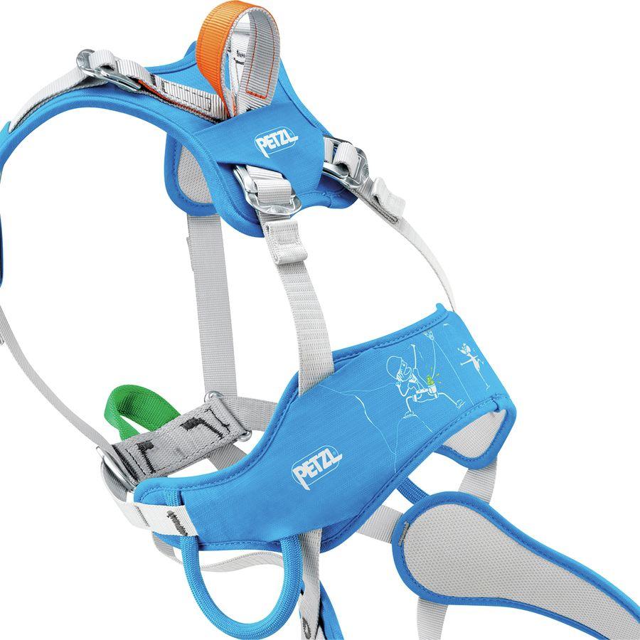 Petzl Ouistiti Full Body Climbing Harness - Kids' Blue