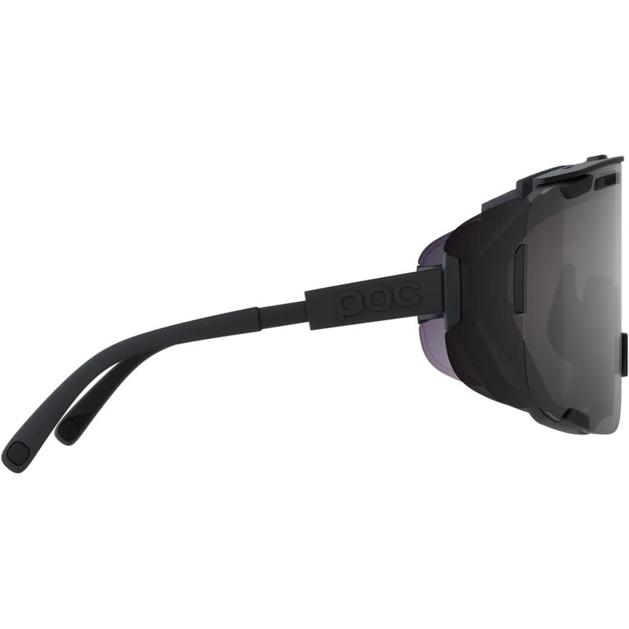 POC Devour Glacial Sunglasses Uranium Black/Clarity Universal/Sunny Grey
