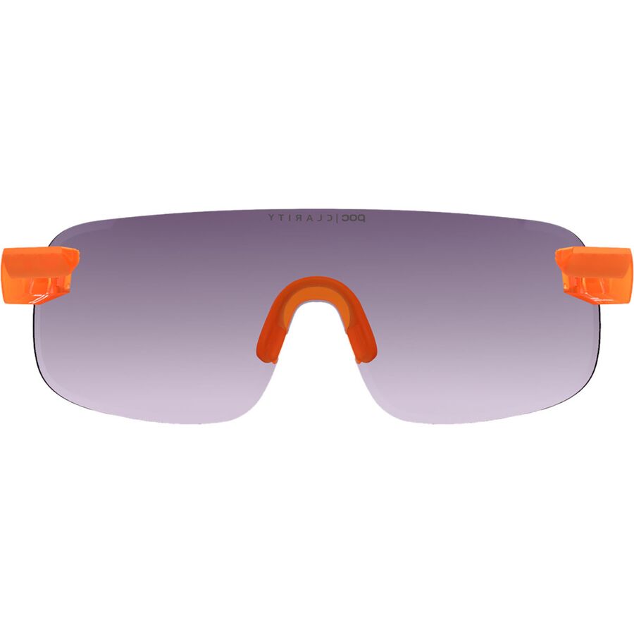 POC Elicit Sunglasses Fluo. Orange Translucent/Clarity Road/Partly Sunny Gold