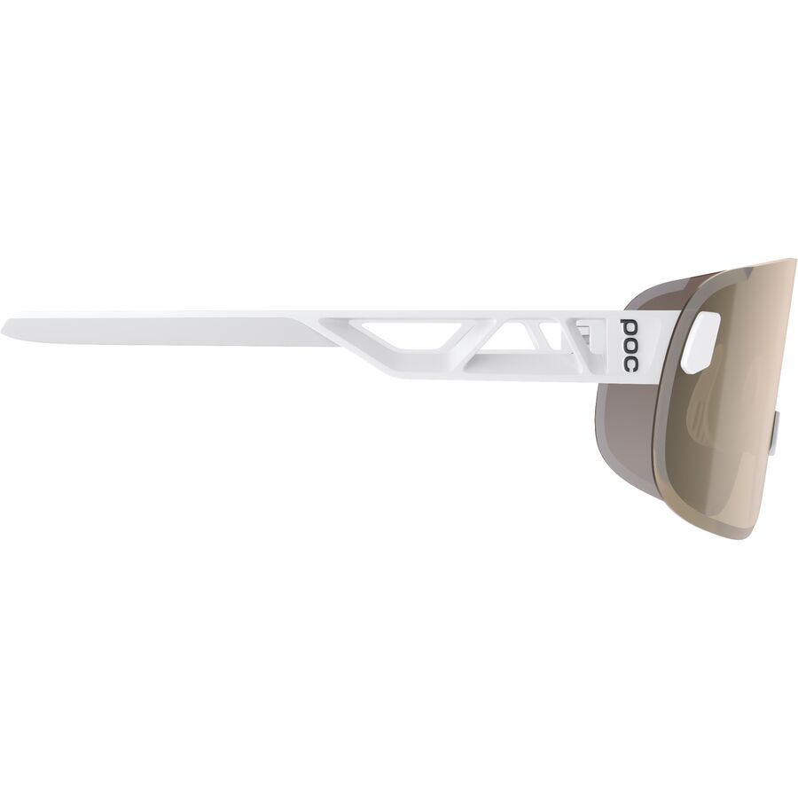POC Elicit TI Sunglasses Hydrogen White/Clarity Trail /Partly Sunny Silver