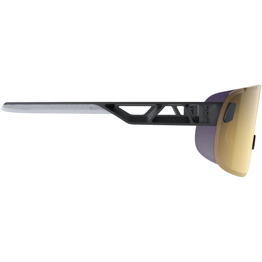 POC Elicit Toric Sunglasses Uranium Black/Clarity Trail/Partly Sunny Silver