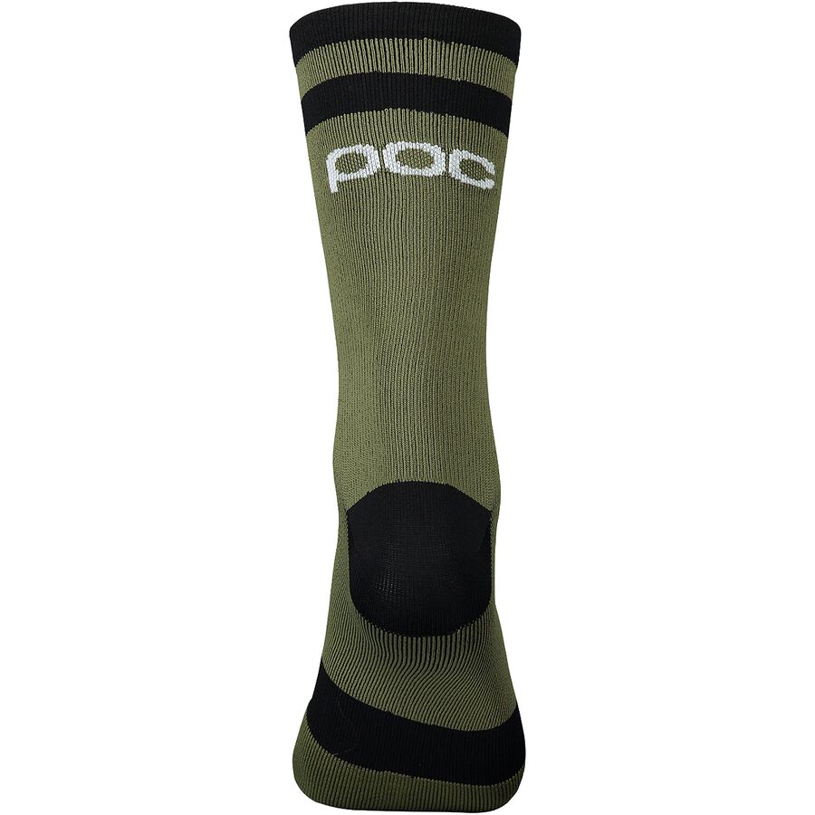 POC Lure MTB Long Sock Epidote Green/Uranium Black