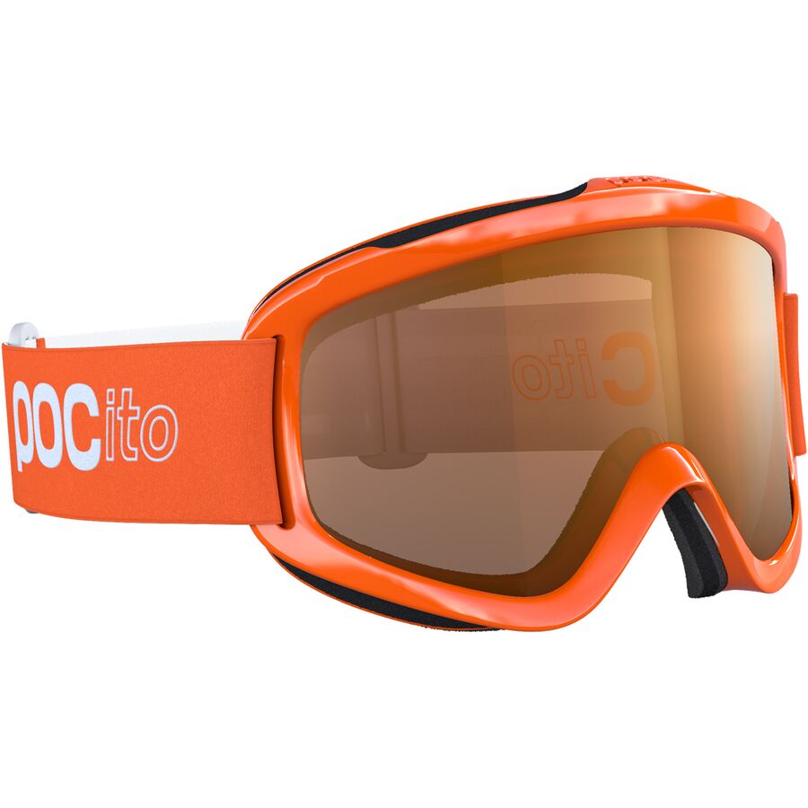 POC POCito Iris Goggles - Kids' Fluorescent Orange/Partly Sunny Light Orange