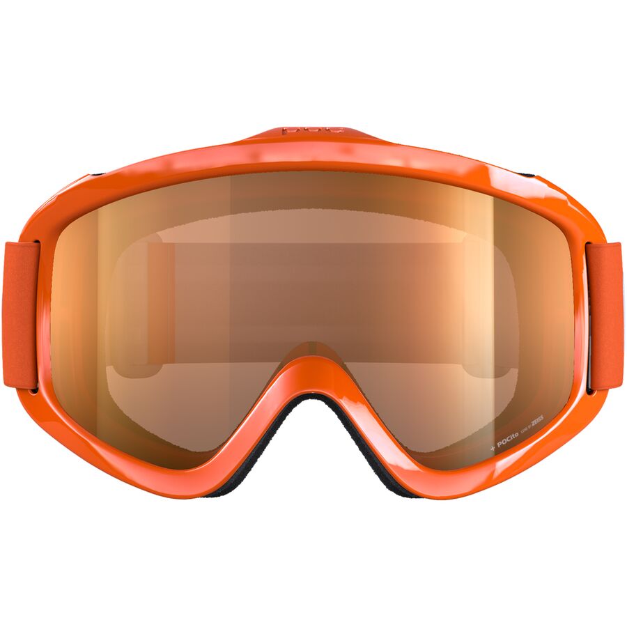 POC POCito Iris Goggles - Kids' Fluorescent Orange/Partly Sunny Light Orange