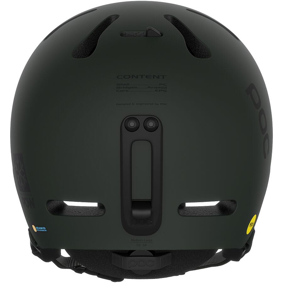 POC X POW Fornix Jeremy Jones Mips Helmet Bismuth Green Matte