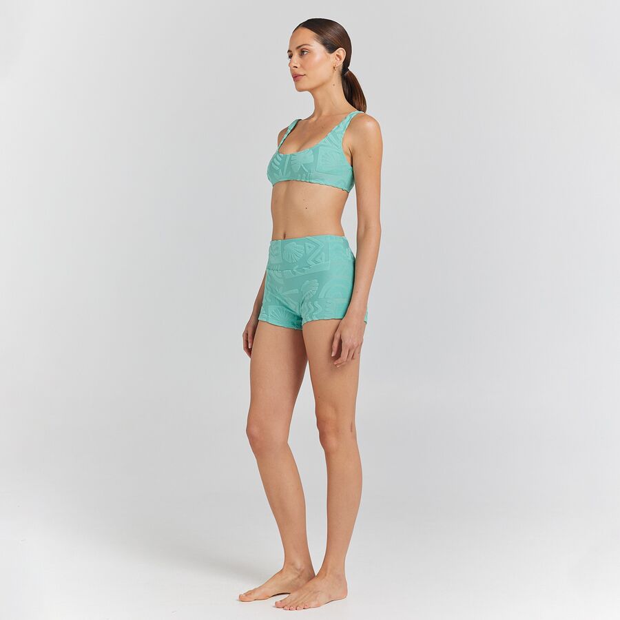 Poolside Paradiso Mai Tai Crop Top - Women's Jade