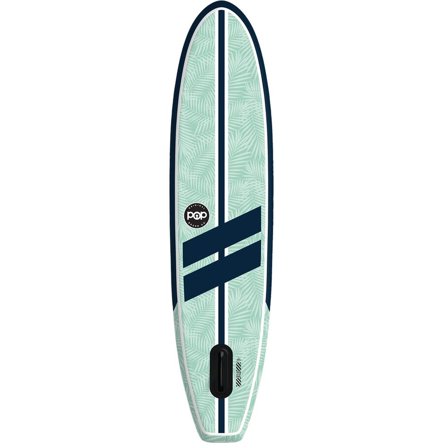POP Board Co. Yacht Hopper Inflatable Stand-Up Paddleboard Mint/Teak/Blue