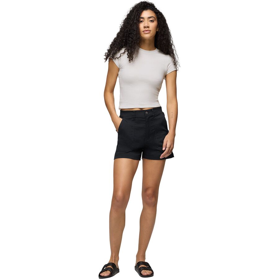 PrAna Baby Rib Short-Sleeve T-Shirt - Women's Soft White