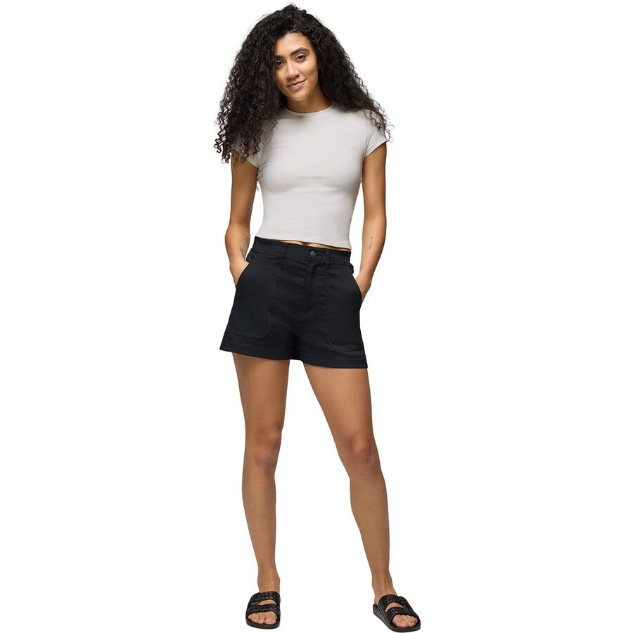 PrAna Baby Rib Short-Sleeve T-Shirt - Women's Soft White
