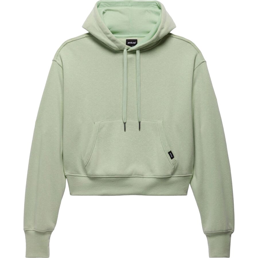 PrAna Cozy Up Crop Hoodie - Women's Bio Mint Heather