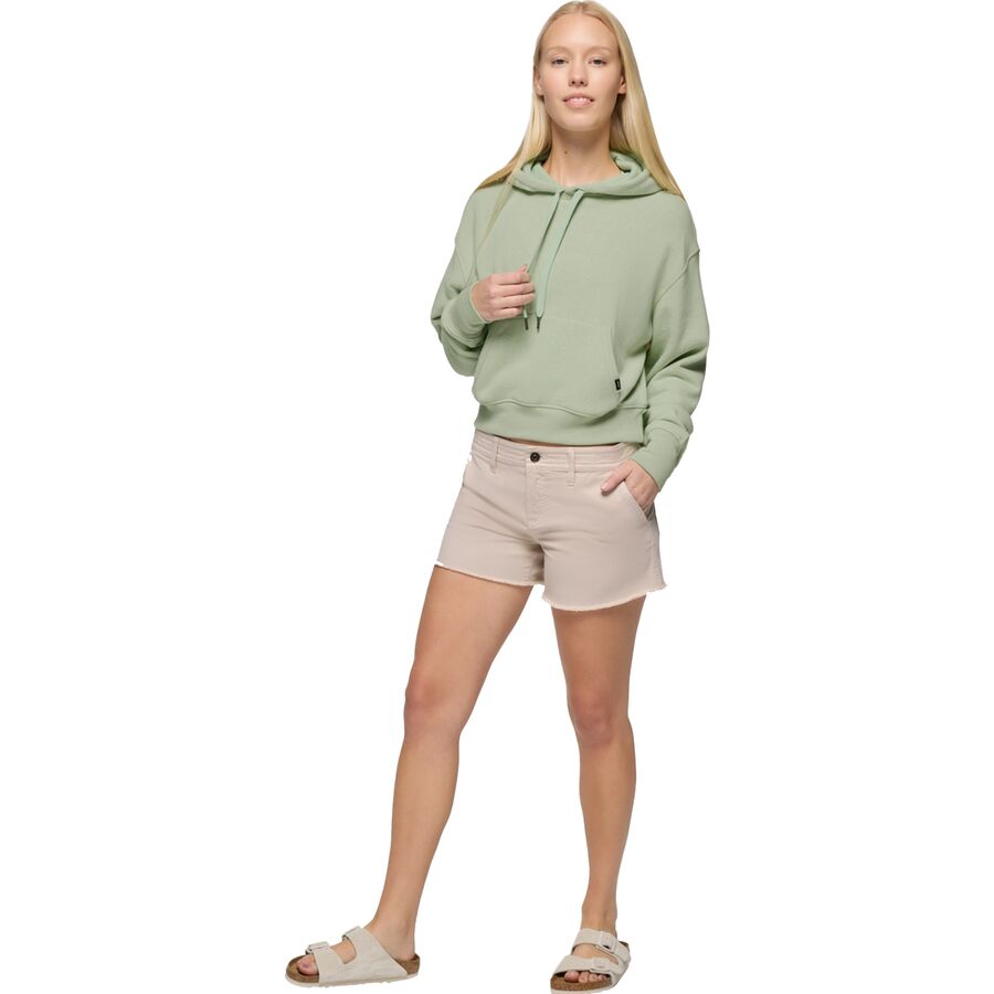 PrAna Cozy Up Crop Hoodie - Women's Bio Mint Heather