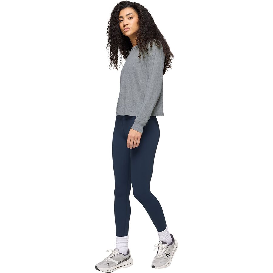 PrAna Cozy Up Long-Sleeve Crew - Women's Heather Grey
