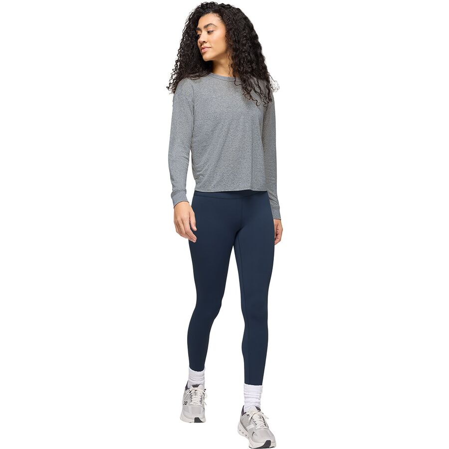 PrAna Cozy Up Long-Sleeve Crew - Women's Heather Grey