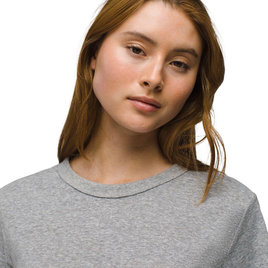 PrAna Cozy Up Short-Sleeve T-Shirt - Women's Heather Grey