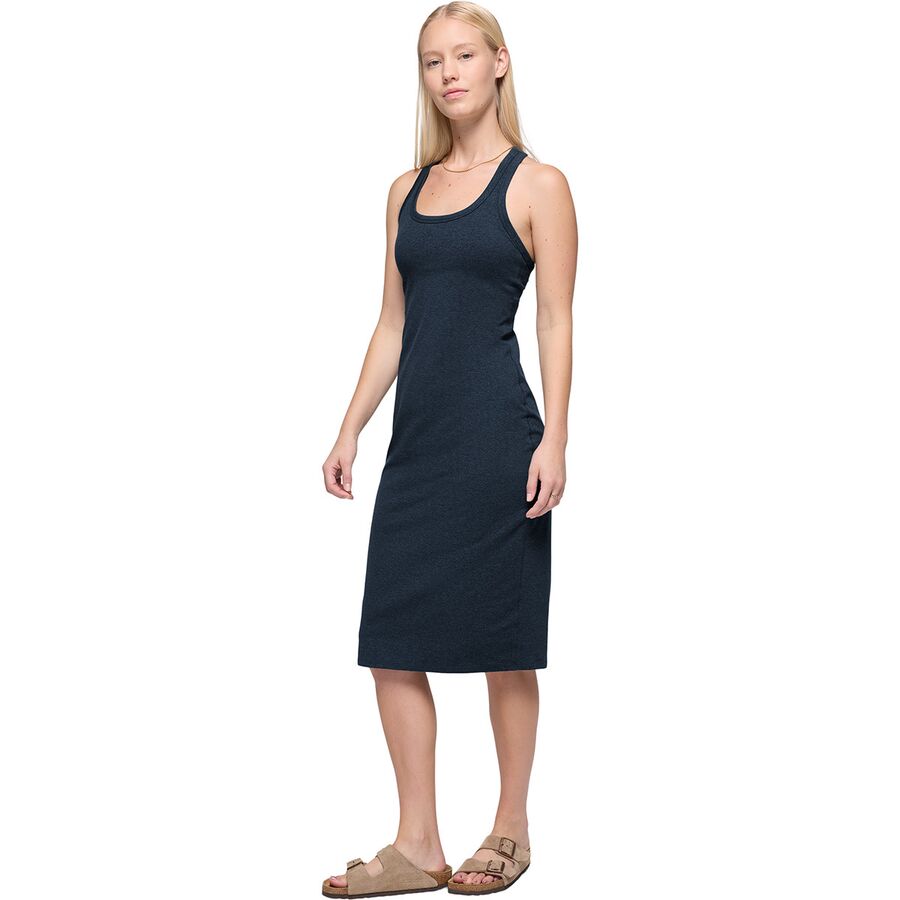 PrAna Heavana Racerback Midi Dress - Women's Stormy Night Heather