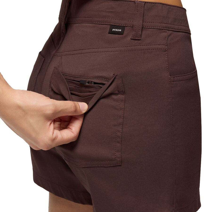 PrAna Stretch Zion Halle 5in Short - Women's Mocha