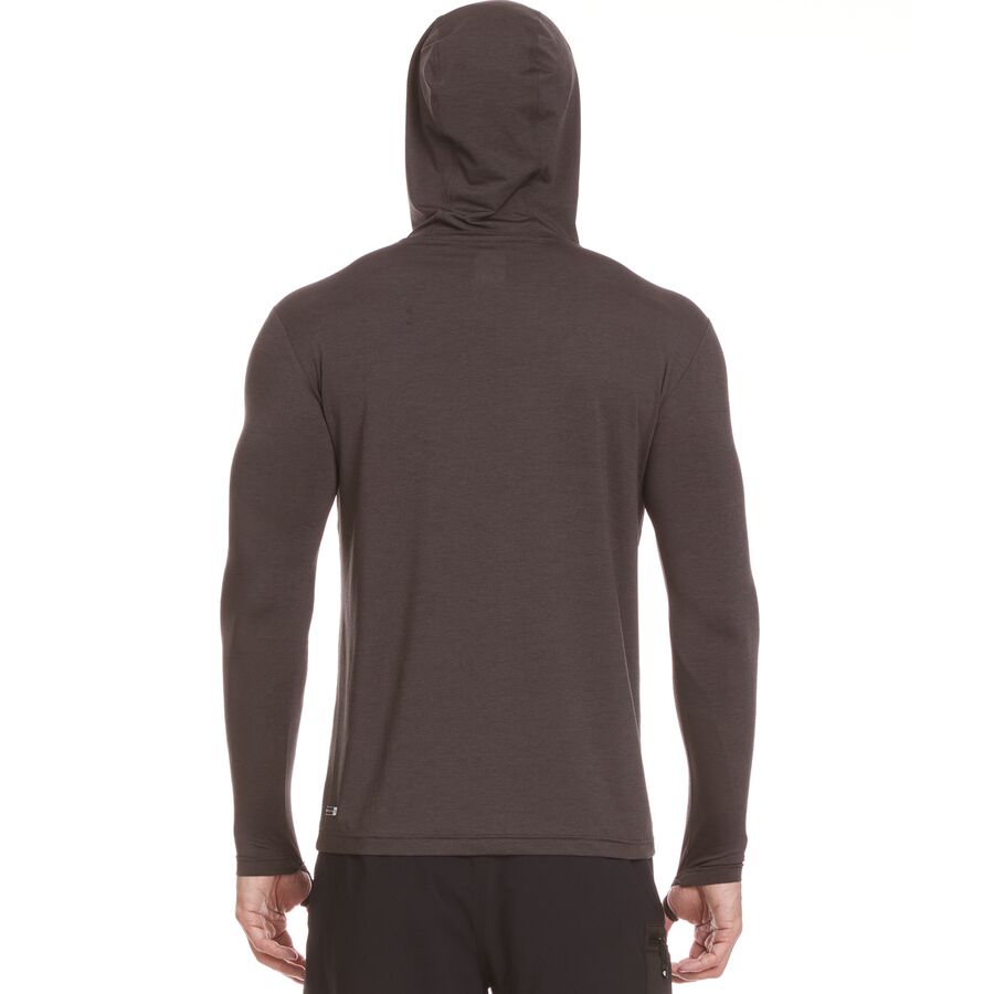 Quiksilver DNA Logo Surf Hoodie - Men's Phantom Heather